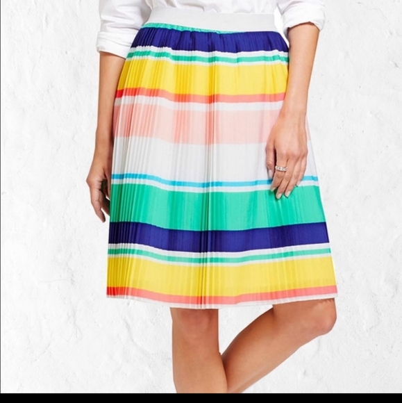 Merona Multicolor Accordion Pleat Plus Skirt XXL - Picture 2 of 3